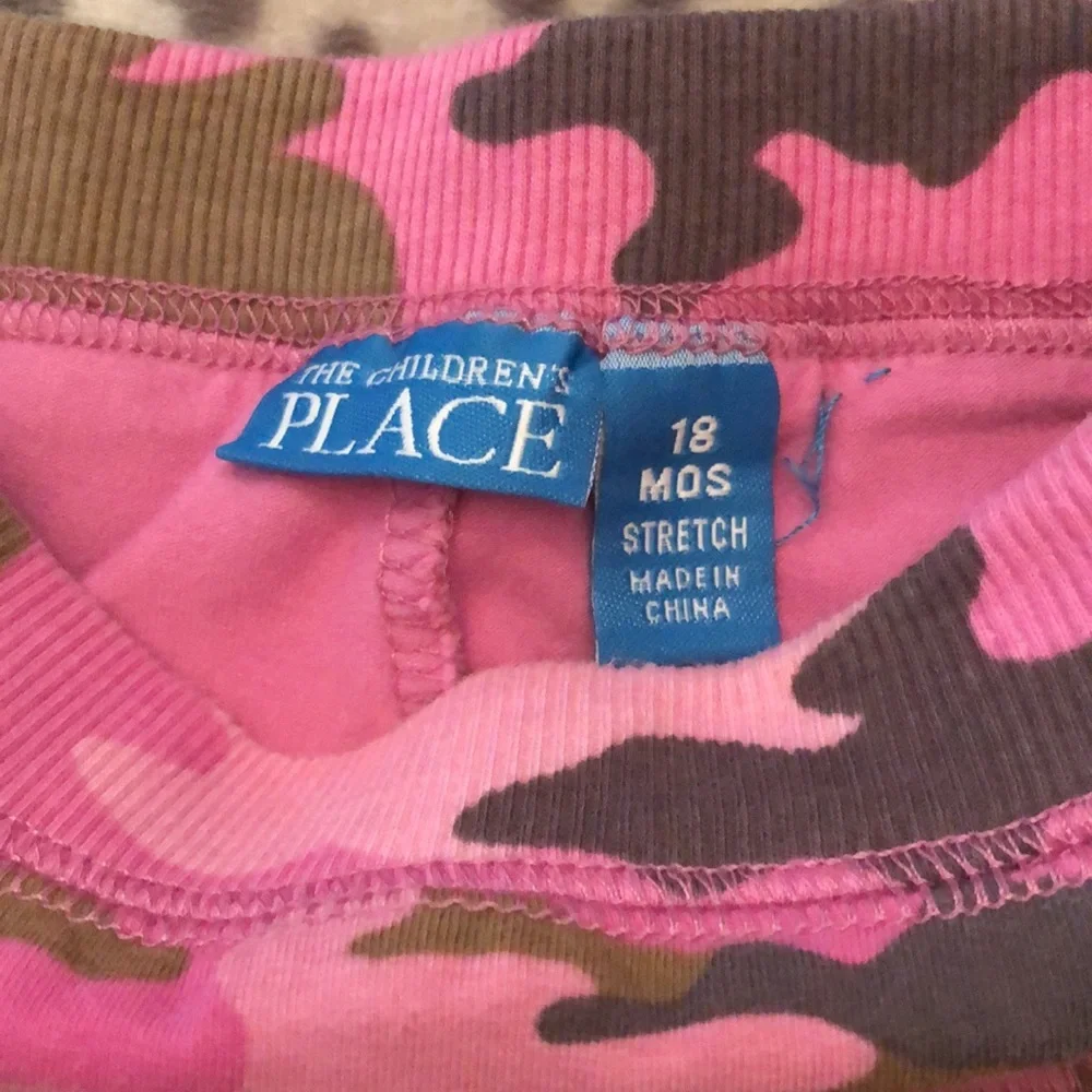 Children’s Place Pink Camo Skirt W/ Shorts 18 mos